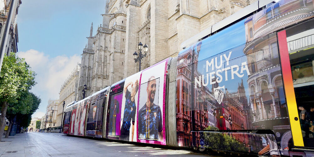 Publicidad Tranvia Sevilla