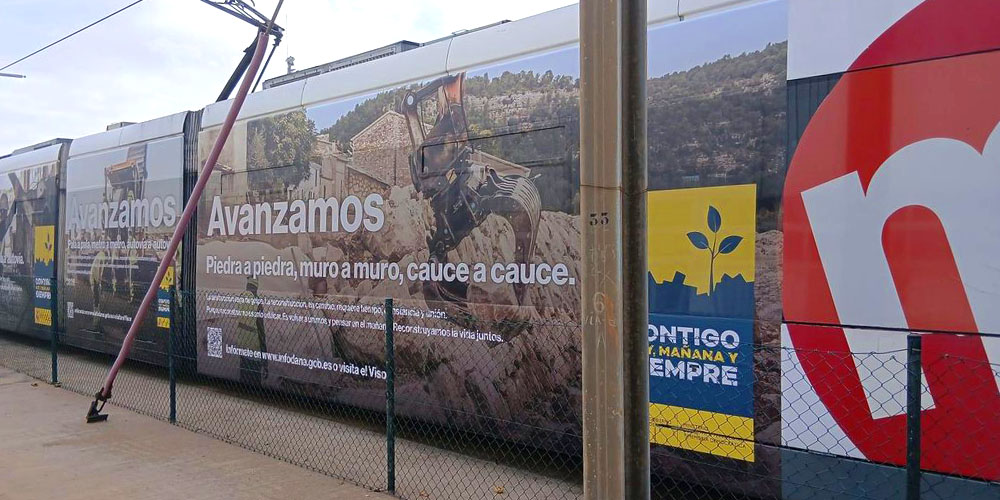Publicidad Tranvia Valencia 3