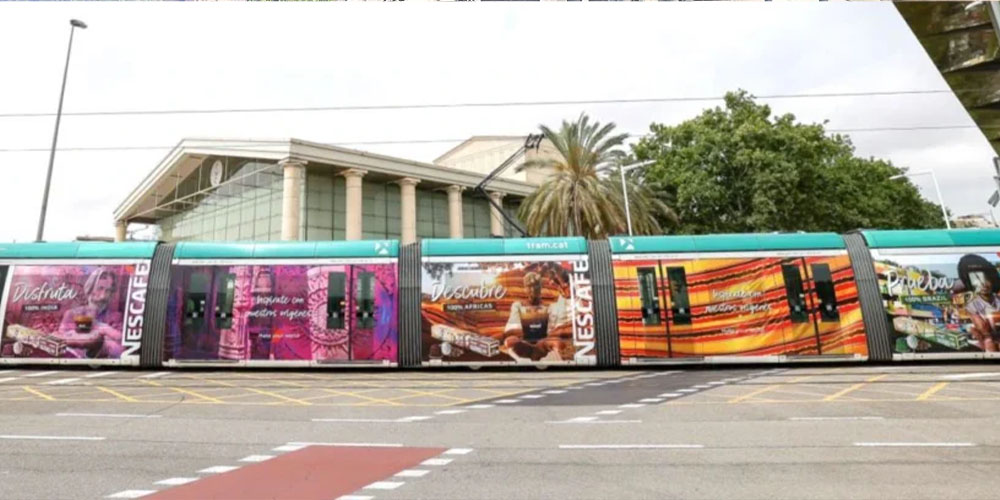 Publicidad Tranvia Barcelona 1