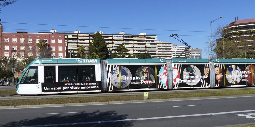 Publicidad Tranvia Barcelona 9